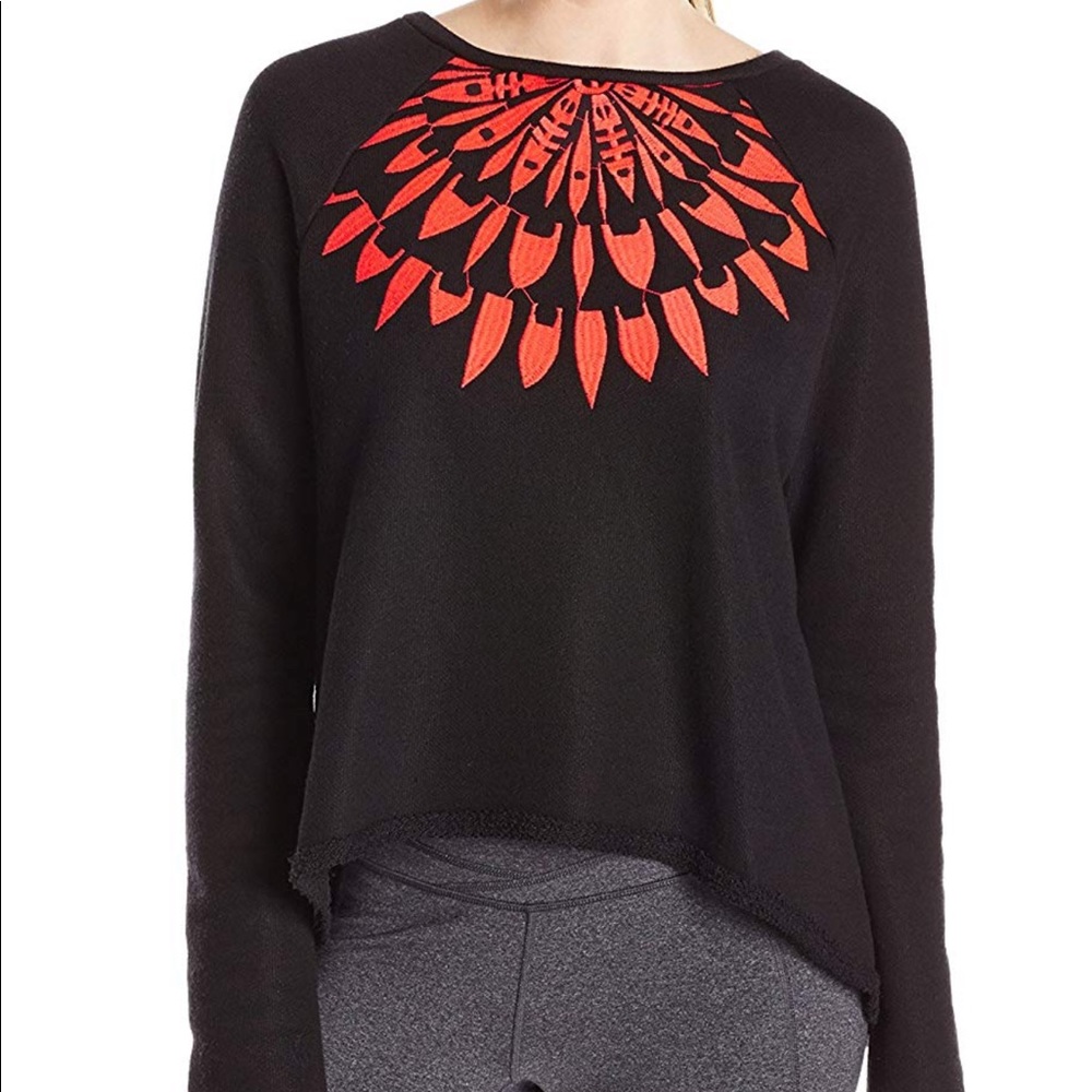 Mara Hoffman open back sweatshirt